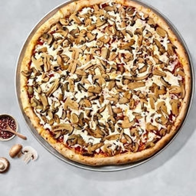Mushroom Pizza.
